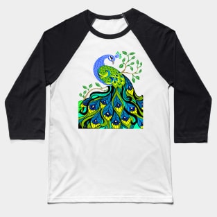 peacock Baseball T-Shirt